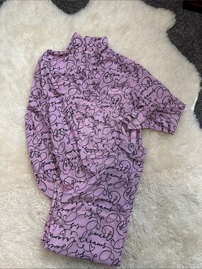 Victoria Secret pink Script Print Loungewear Set XS